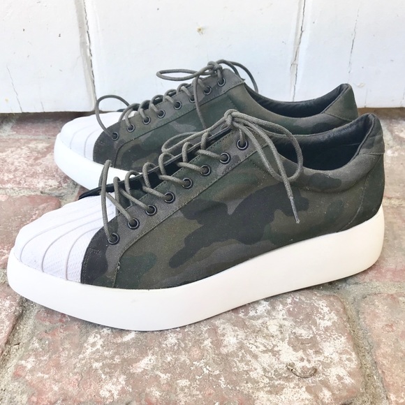 Jeffrey Campbell Shoes - JEFFREY CAMPBELL camo PLATFORM sneakers lace up